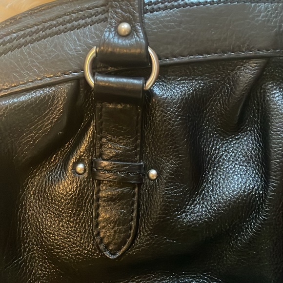 CHRISTIAN DIOR Authentic Black Large Frame Pocket Satchel Bag - Picture 8 of 12